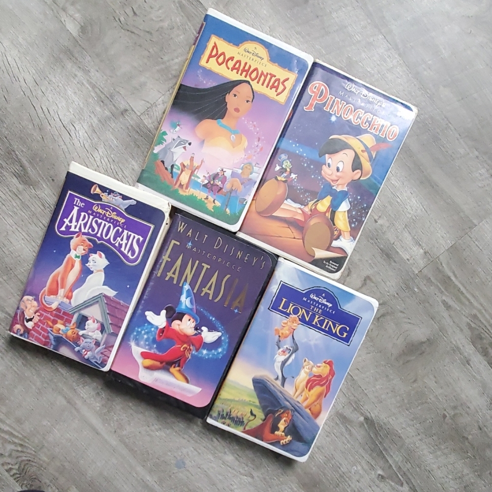 Disney Masterpeice collection VHS's RARE